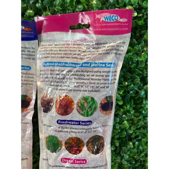 New Bundle WECO Aquarium Plant Freshwater Series & Dream Series 12" Fish Tank - Picture 9 of 10